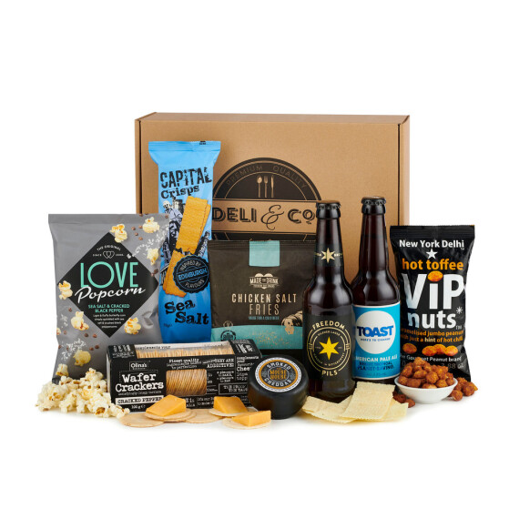 Beer & Cheese Gift Box CountryWideHampers.co.uk